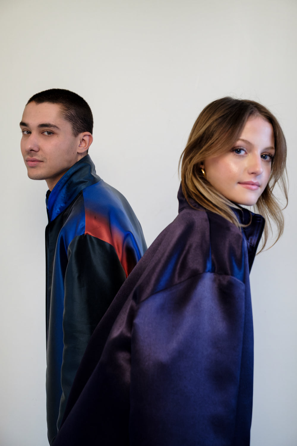 BOMBER UNISEXE RÉVERSIBLE | FACE BLEUE