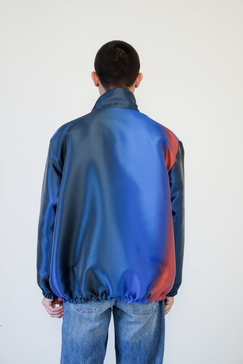 UNISEX REVERSIBLE BOMBER I BLUE SIDE
