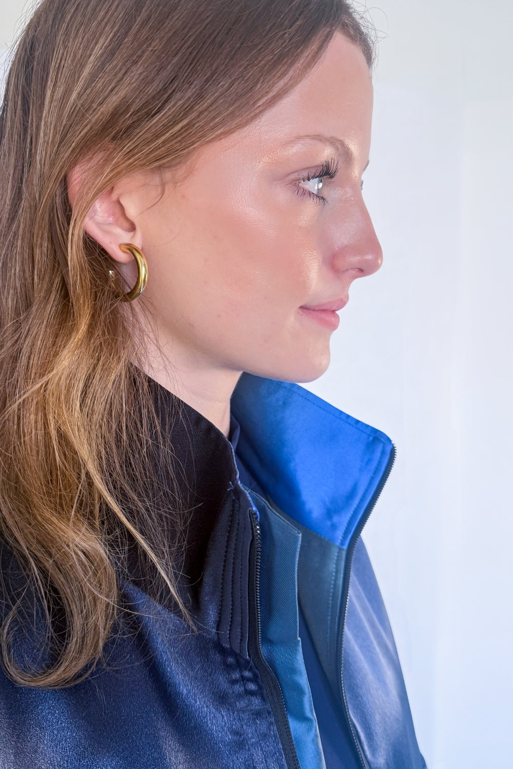 UNISEX REVERSIBLE BOMBER I BLUE SIDE